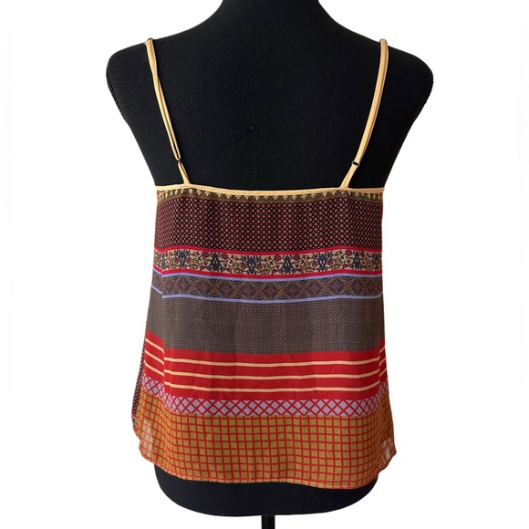 Bohemian Printed Spaghetti Strap Tank Top - Multicolor - Picture 2 of 3